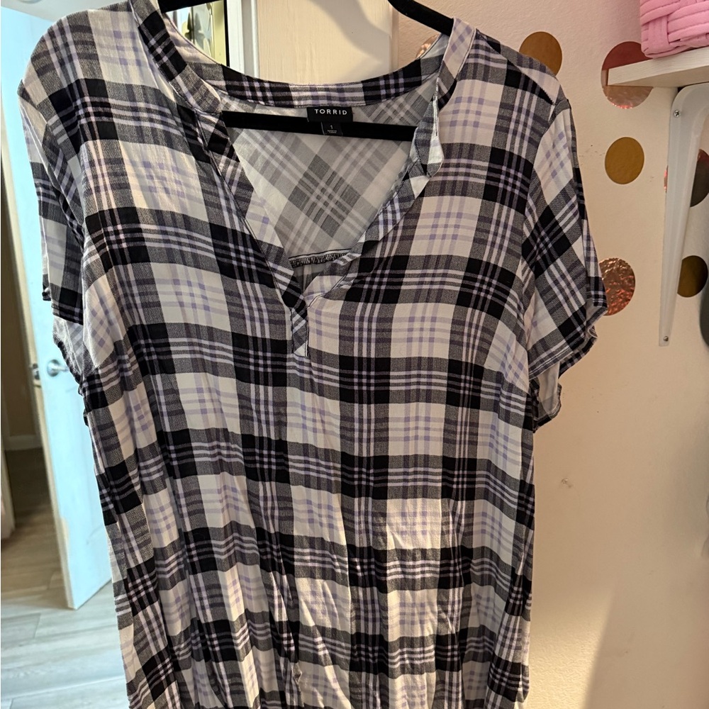 Torrid Classic Plaid Women's Blouse